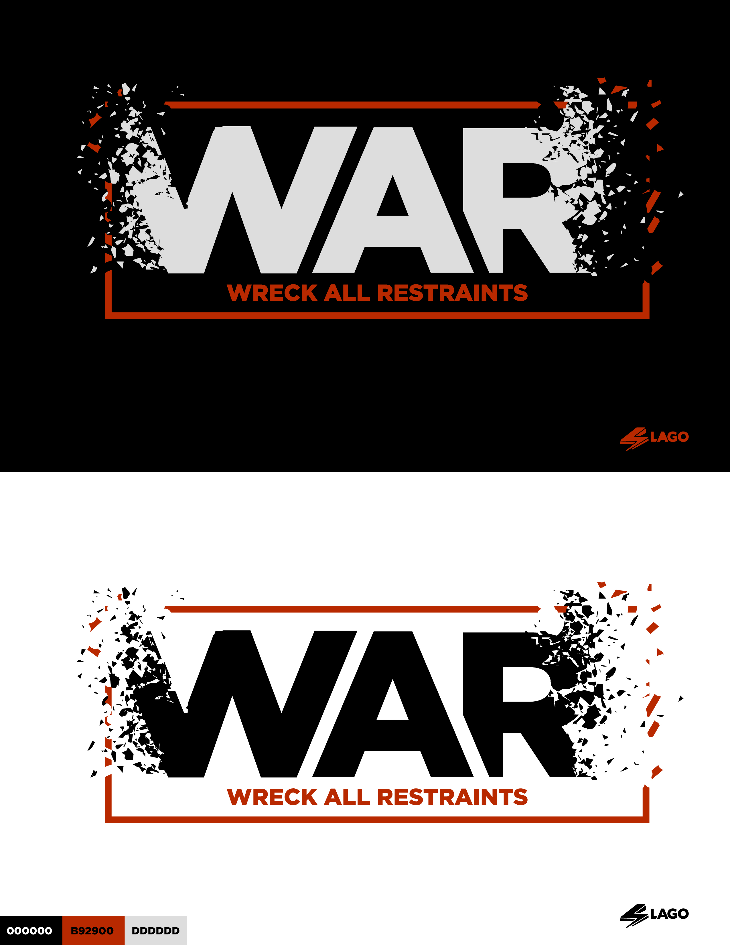 Diseño de Logo por JLAGO para Wreck All Restraints | Diseño #25947062