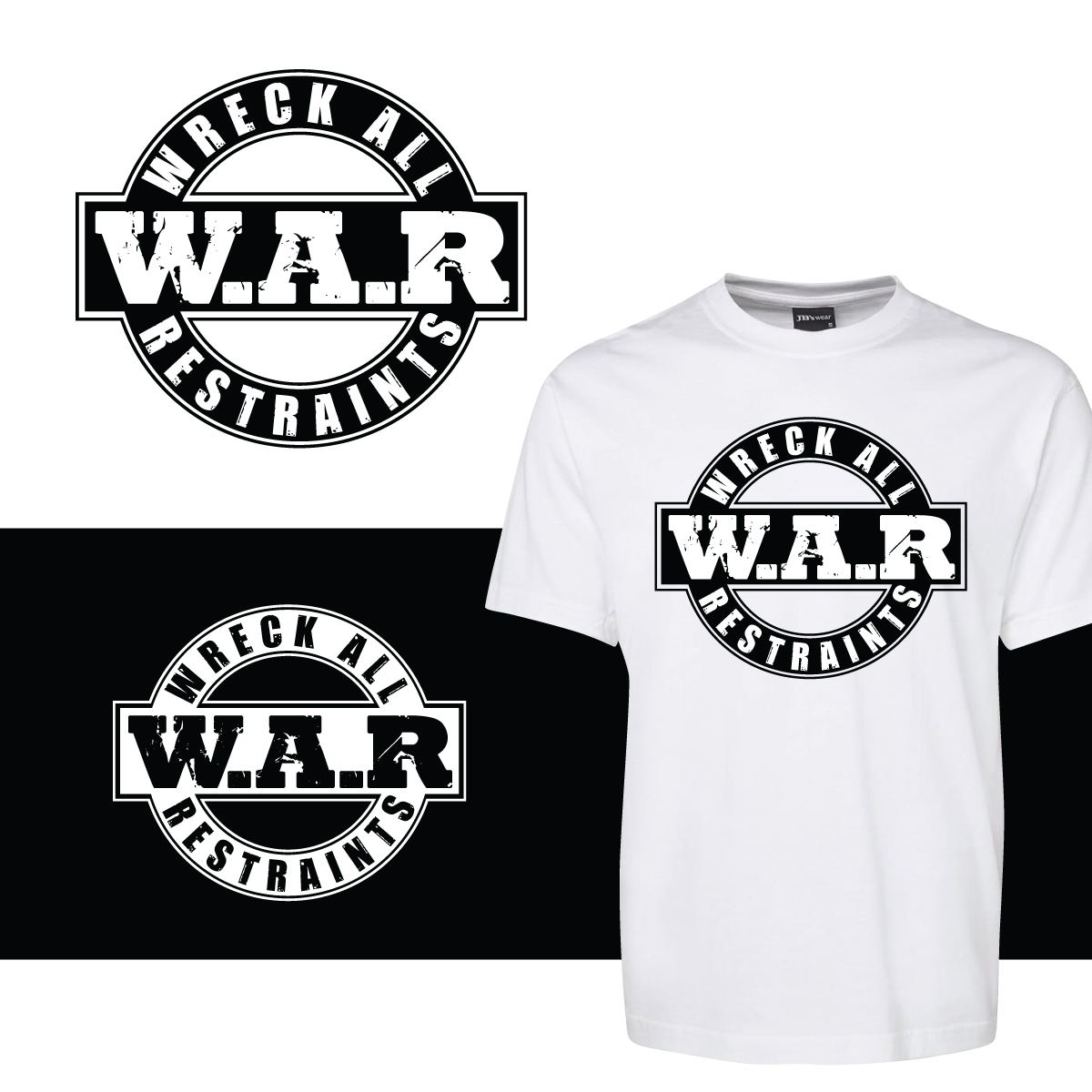 Logo Design by prodesigns99 for Wreck All Restraints | Design #25955276