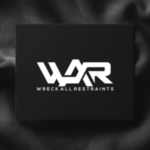 Wreck All Restraints  or WAR in big letters with Wreck All Restraints written underneath. | Logo Design by Gerald Design 3