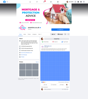 Facebook-Design von nguruzzdng für zoomino.co.uk Ltd | Design: #25954131