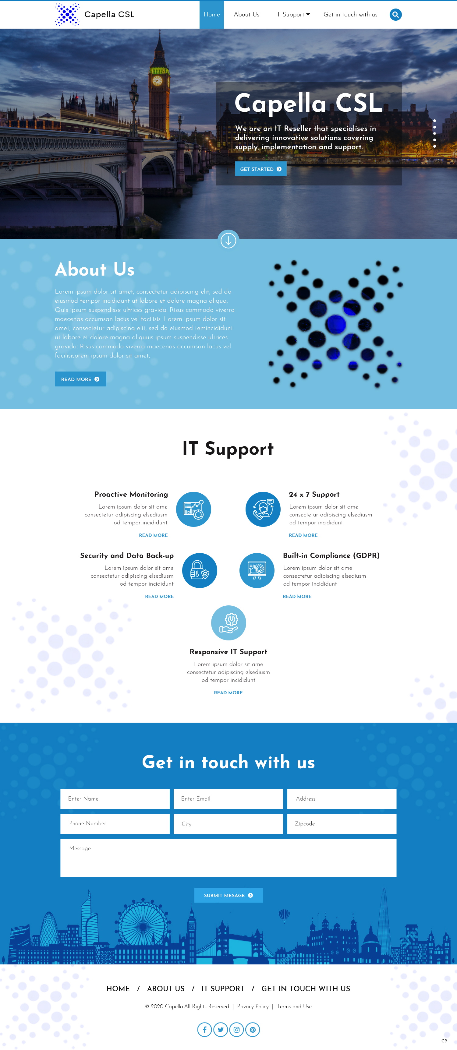 Web Design by pb for Capella Computer Solutions Ltd | Design #25956311