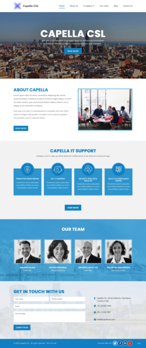 Web Design by pb for Capella Computer Solutions Ltd | Design: #25956312