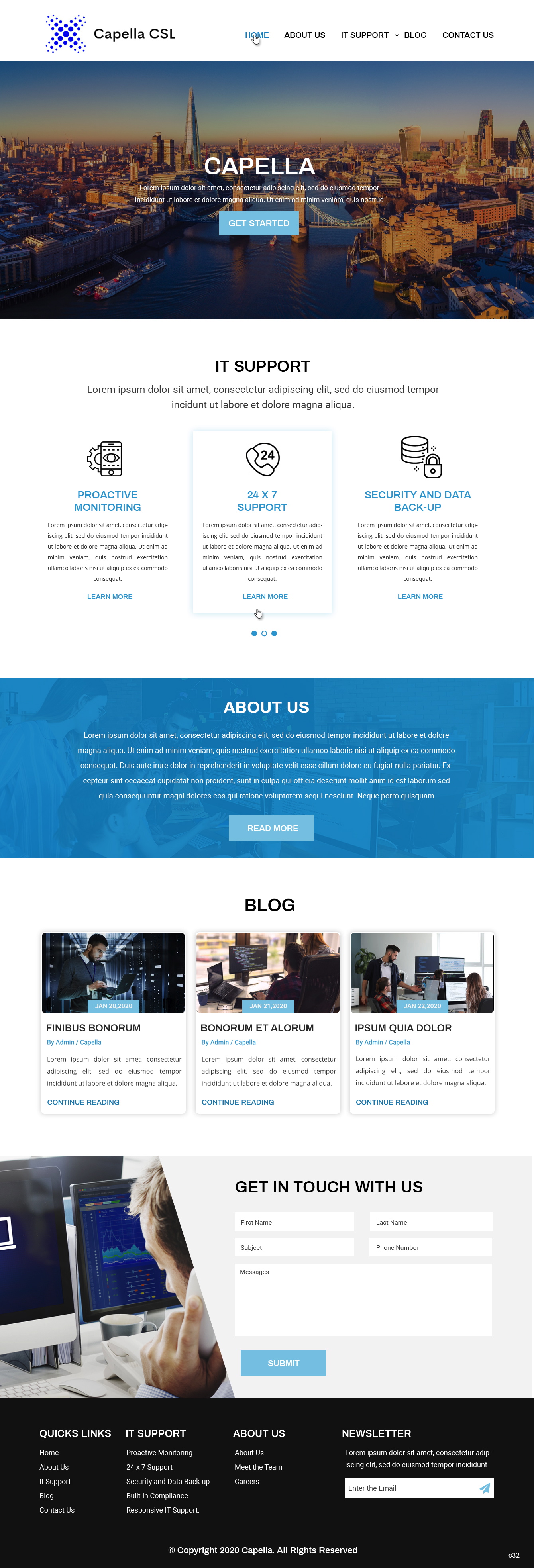 Web-Design von pb für Capella Computer Solutions Ltd | Design #25956316