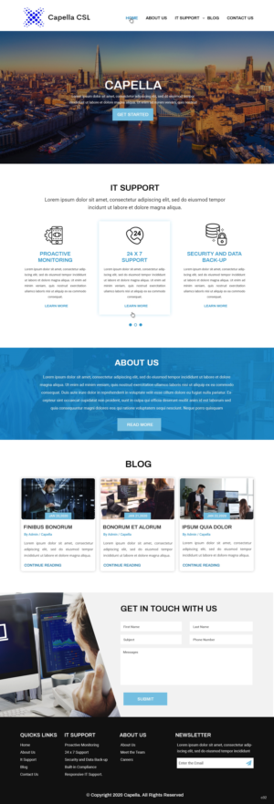 Web Design by pb for Capella Computer Solutions Ltd | Design: #25956316