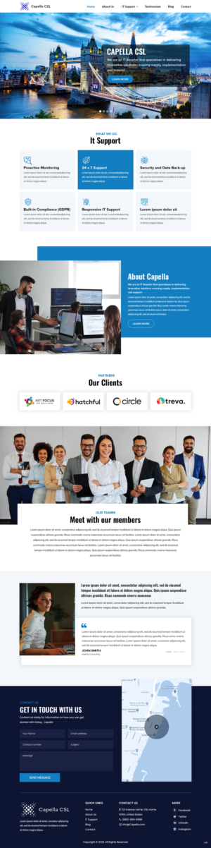 Web Design by pb for Capella Computer Solutions Ltd | Design: #25956318