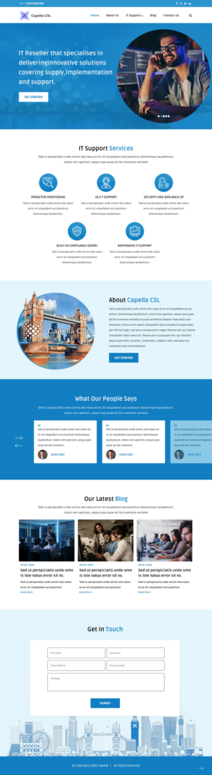 Web Design by pb for Capella Computer Solutions Ltd | Design: #25956321