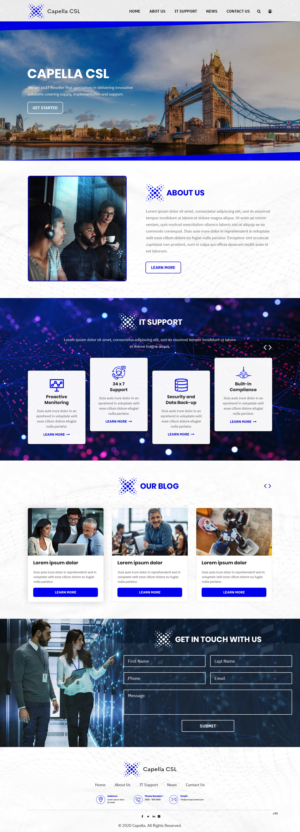 Web Design by pb for Capella Computer Solutions Ltd | Design: #25956323