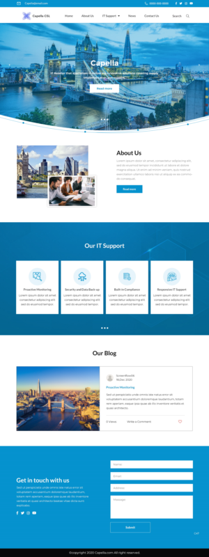 Web Design by pb for Capella Computer Solutions Ltd | Design: #25956326