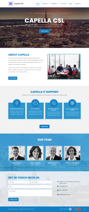Web Design by pb for Capella Computer Solutions Ltd | Design: #25956327