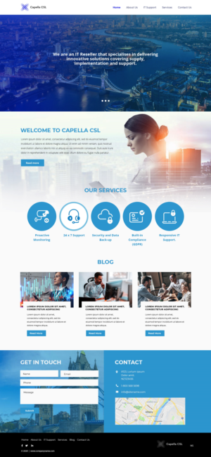 Web Design by pb for Capella Computer Solutions Ltd | Design: #25956329