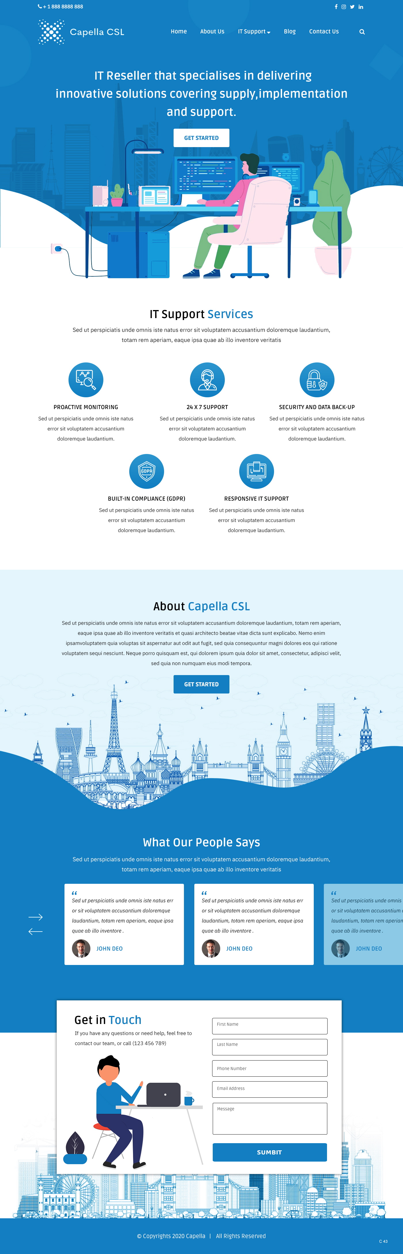 Diseño Web por pb para Capella Computer Solutions Ltd | Diseño #25956330
