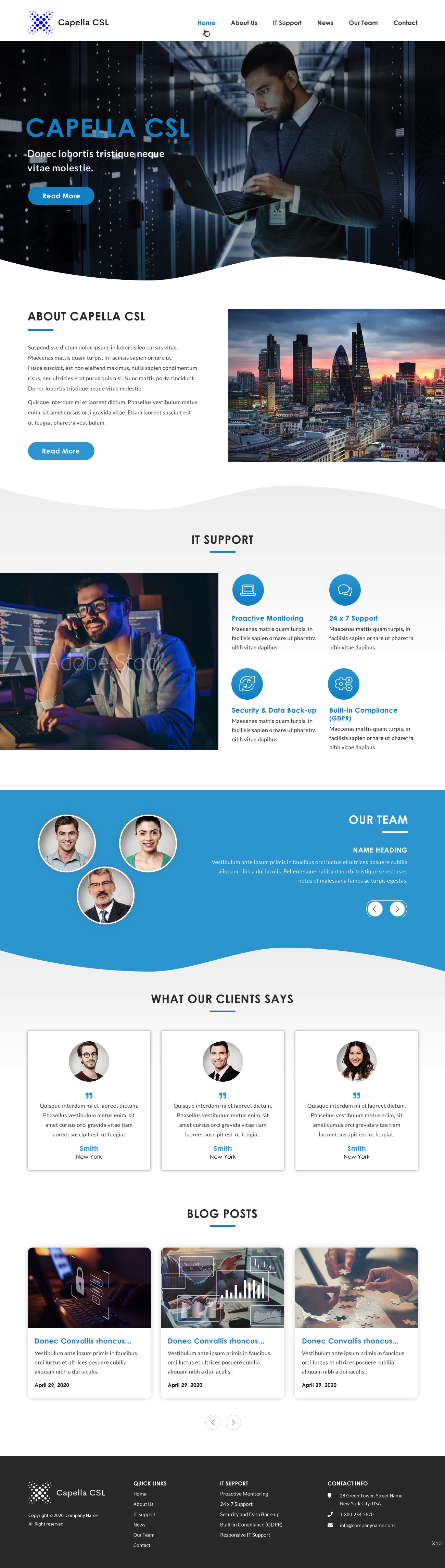 Diseño Web por pb para Capella Computer Solutions Ltd | Diseño #25956332