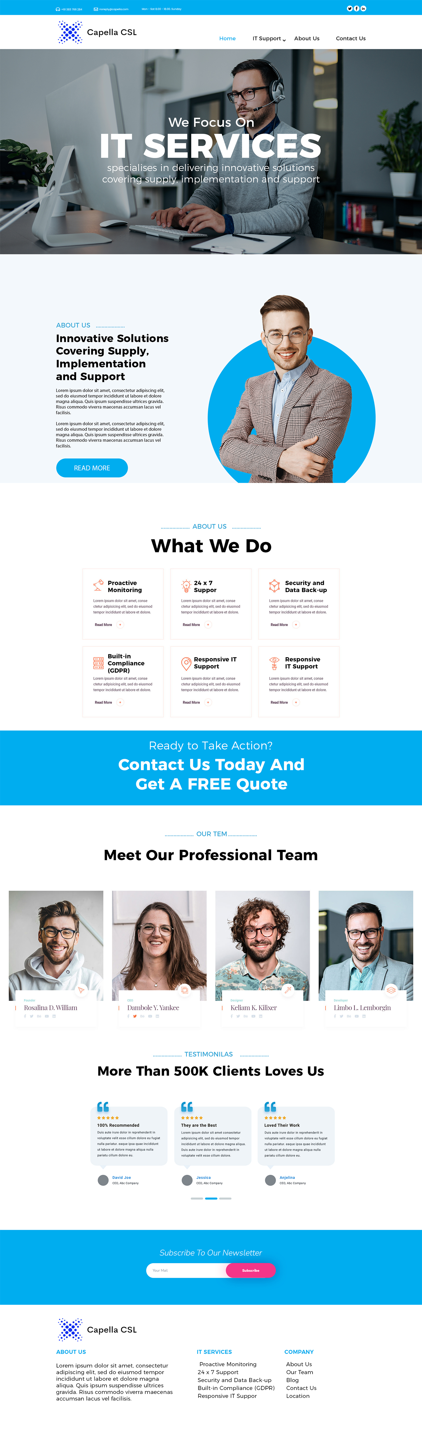 Web Design par nguruzzdng pour Capella Computer Solutions Ltd | Design #25953064