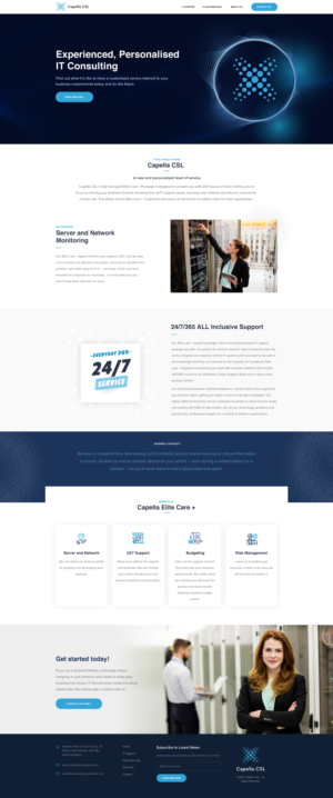 Web Design by SAC-D for Capella Computer Solutions Ltd | Design: #25978417