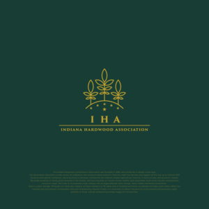 Indiana Hardwood Association or IHA | Logo Design by ds | designstructure