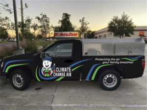 Climate Change Air Car Wrap Design | Diseño de Rotulación de Vehículo por atularts