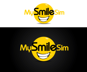 MySmileSim | Logo Design by blue eye