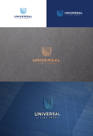 Universal Tint Pros | Logo-Design von Paperfox Designs