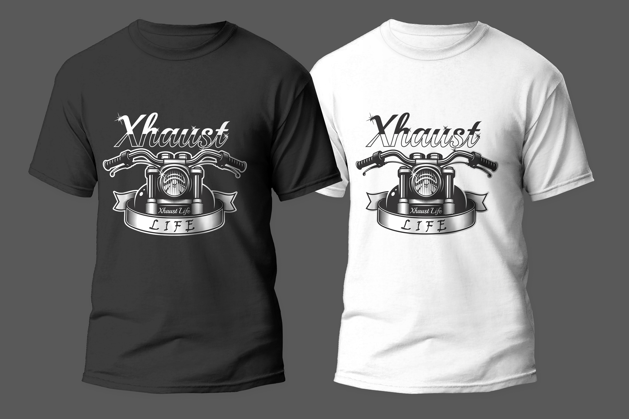 T-shirt Design by Riyad for Xhaust Life  | Design #25955617