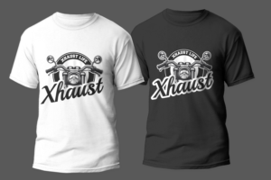 Xhaust Life Motorcycle Apparel  | Diseño de Camiseta por Riyad