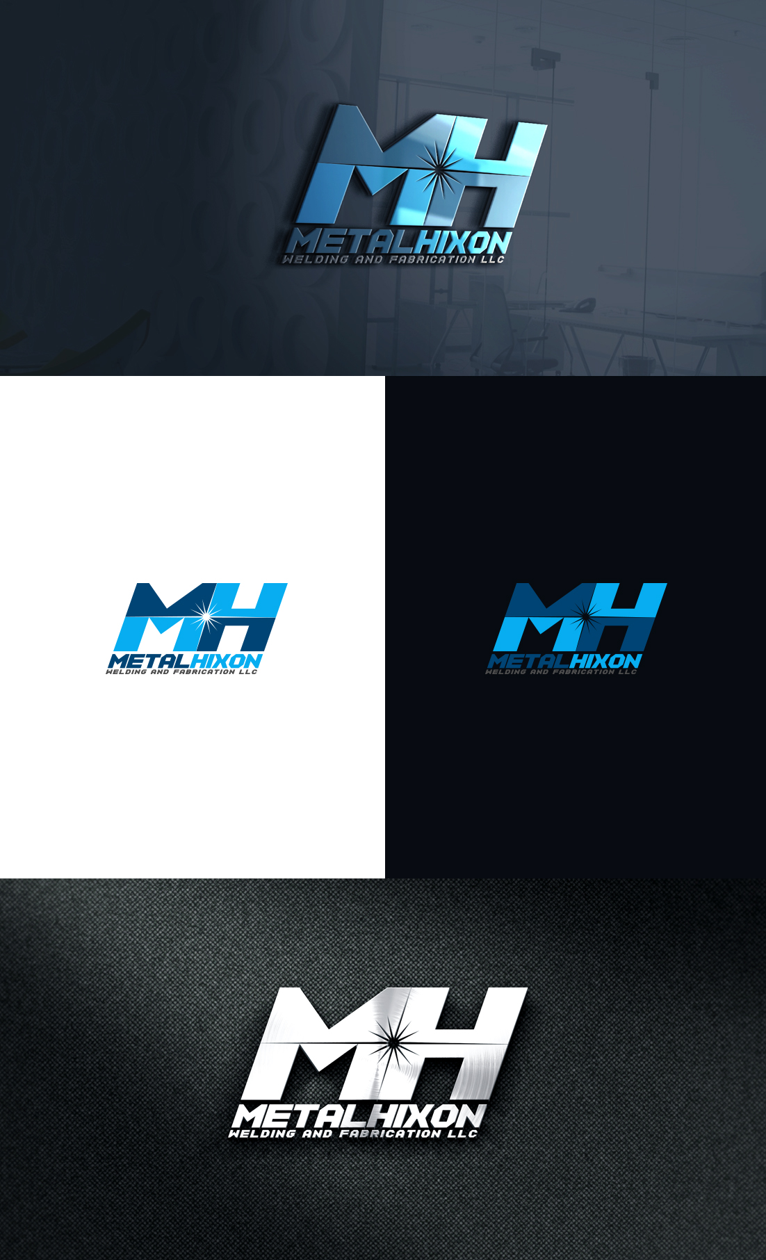 Logo-Design von GLDesigns für METALHIXON Welding and Fabrication LLC  | Design #25957185