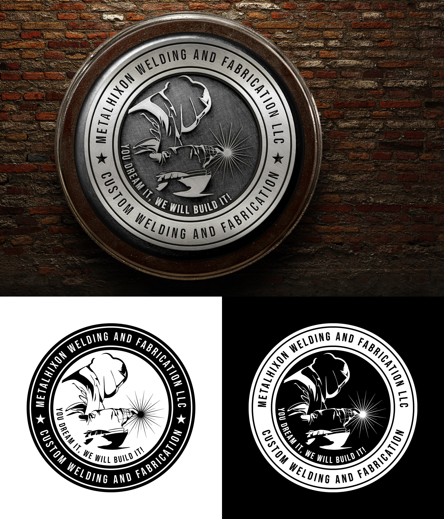 Logo-Design von ACK Design für METALHIXON Welding and Fabrication LLC  | Design #25960472