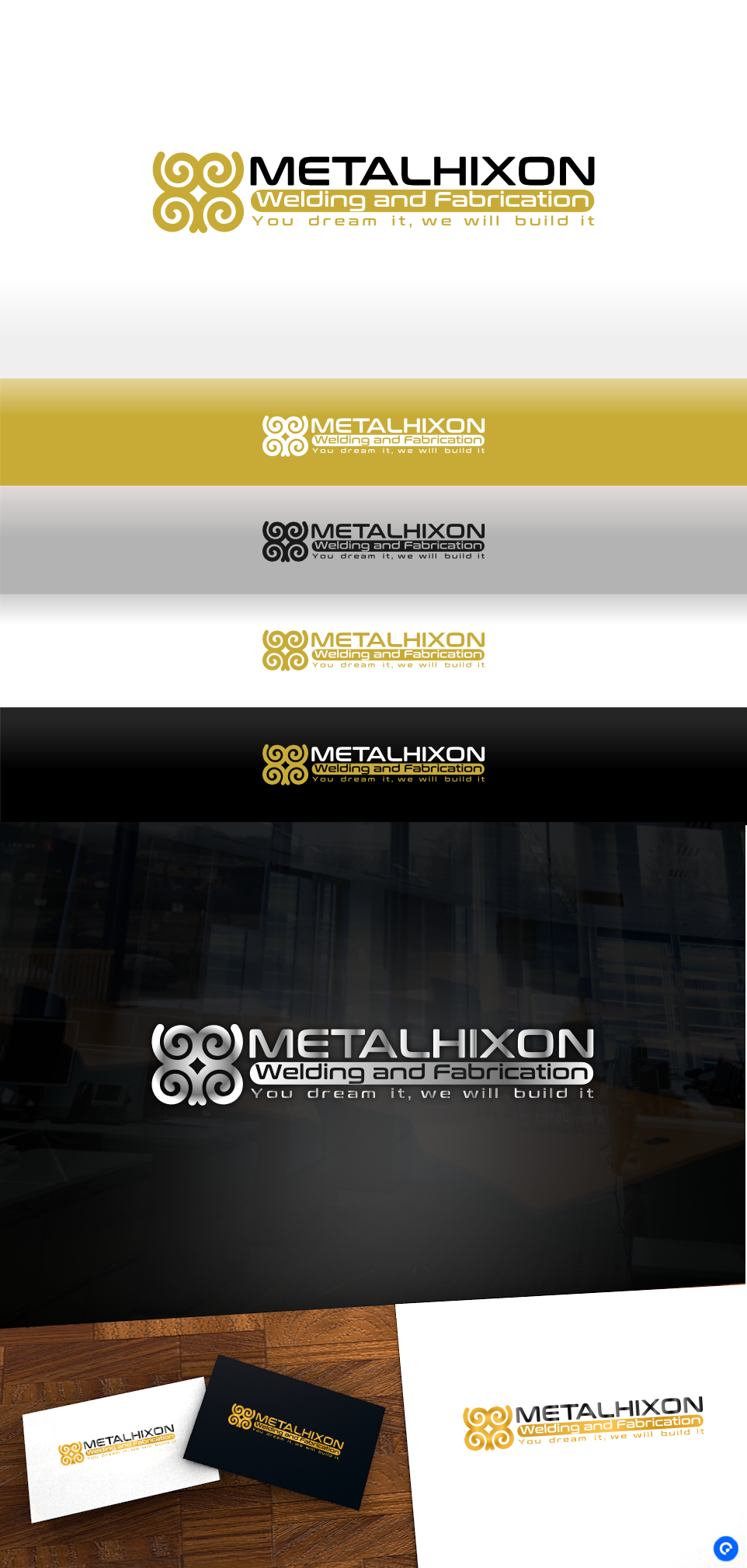 Logo-Design von MulamboDesign für METALHIXON Welding and Fabrication LLC  | Design #25957664