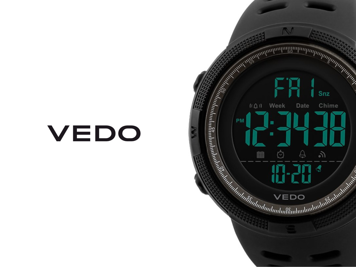 Logo Design by Atvento Graphics for vedo watch | Design #25982197