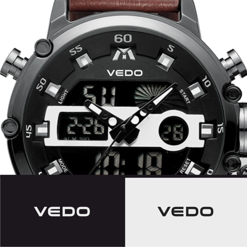 Logo Design by Larss Petrov for vedo watch | Design #25999862