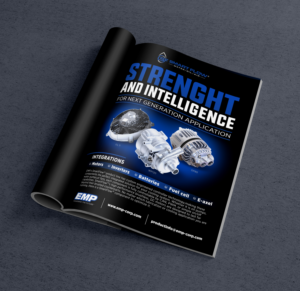 Full-page magazine add for electric vehicle market | Advertisement Design by Miladin