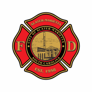 •Replace Dearborn with Slater-Marietta , • Replace Est.1908 to Est. 1958. • Replace City of Dearborn, Michigan with Slater-Marietta. • Replace home of Henry Ford with South Carolina. • take out images in the middle & Redesign images in the middle to include the 3 images included and look like drawing. The one picture is a smoke stack from a mill that has Slater written vertically. | Logo Design by luckdesign