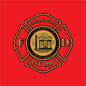 •Replace Dearborn with Slater-Marietta , • Replace Est.1908 to Est. 1958. • Replace City of Dearborn, Michigan with Slater-Marietta. • Replace home of Henry Ford with South Carolina. • take out images in the middle & Redesign images in the middle to include the 3 images included and look like drawing. The one picture is a smoke stack from a mill that has Slater written vertically. | Logo Design by ThiagoB