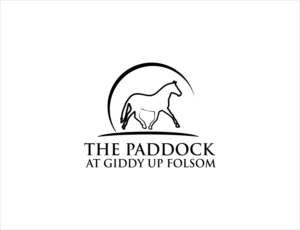 The Paddock at Giddy Up Folsom | Logo Design by BNdesigner