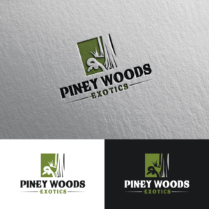 Piney Woods Exotics | Logo Design by Rii