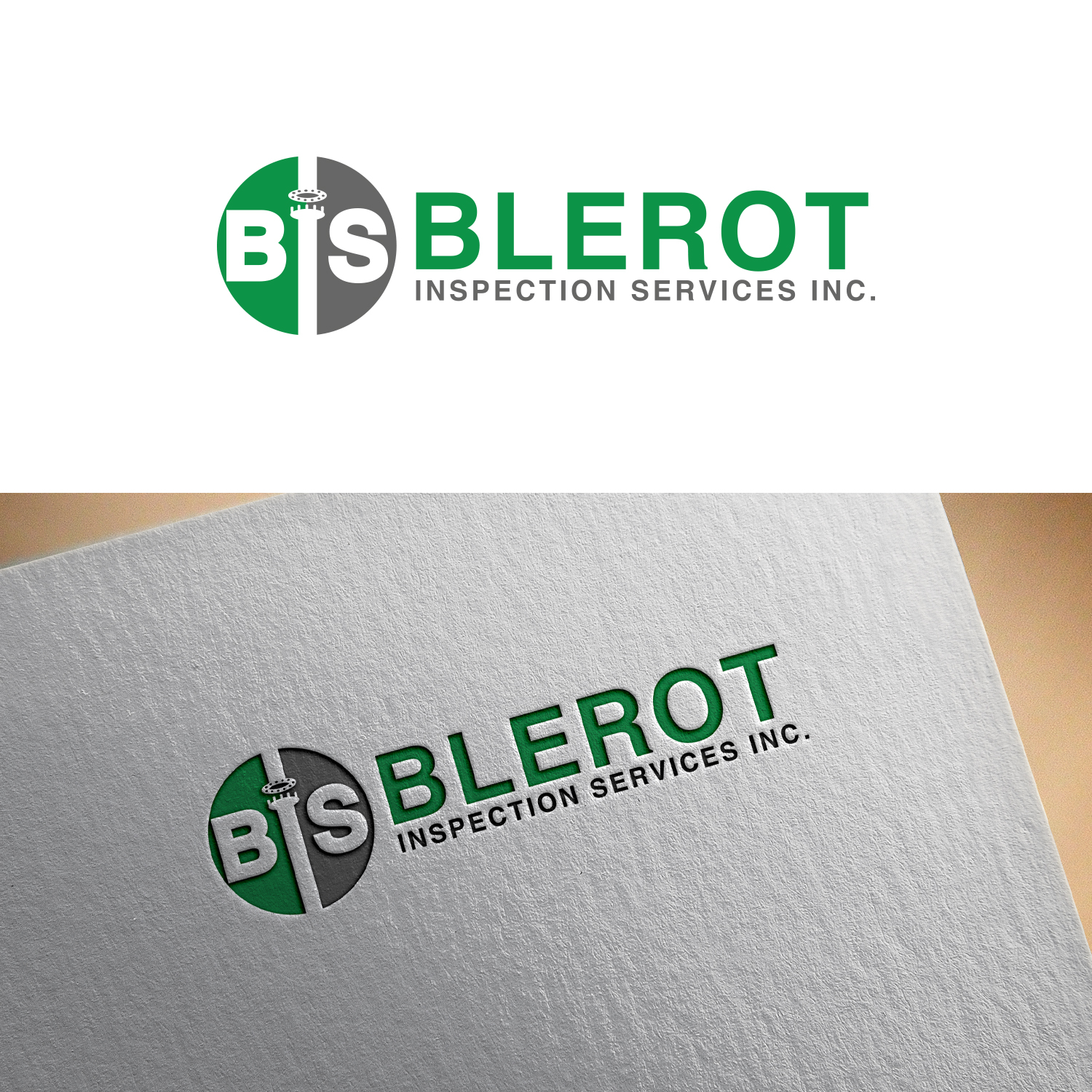 Diseño de Logo por MG.graphics para Blerot Inspection Services Inc. | Diseño #25960791