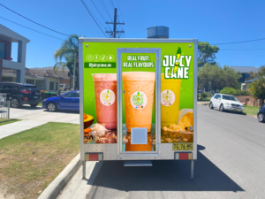 FOOD TRAILER Design Wrap for a Juice Shop (fun/joyful elements) | Car Wrap-Design von Zainny Azuar