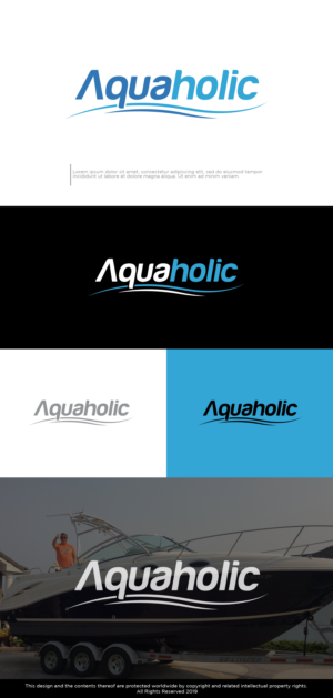 Aquaholic | Logo Design by Kim Ji