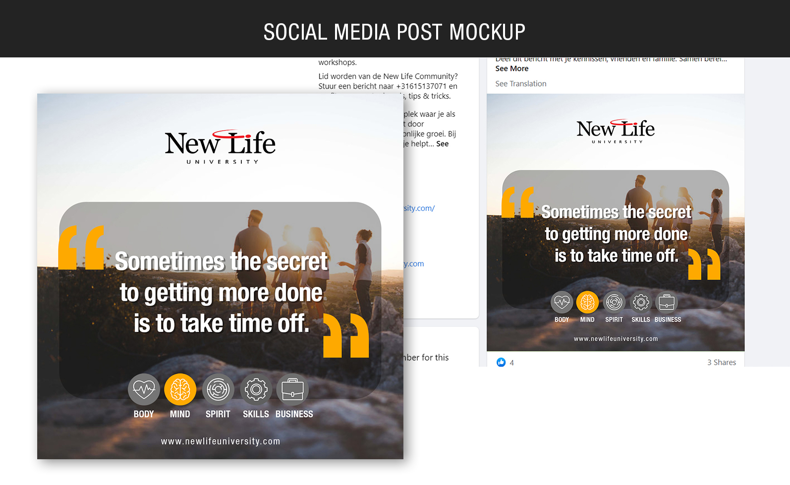 Graphic Design by MDesigns ™ for New Life Business B.V. | Design #25971458
