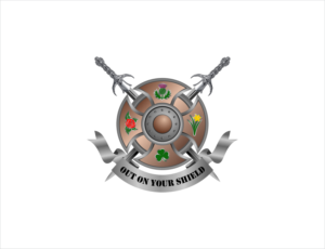 Out On Your Shield (Ribbon) | Logo-Design von BNdesigner