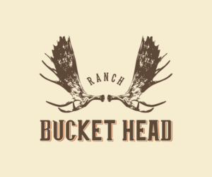 Bucket Head Ranch  or BH Ranch | Logo Design by Ana 15