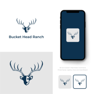 Bucket Head Ranch  or BH Ranch | Logo Design by wati rivca villia 95