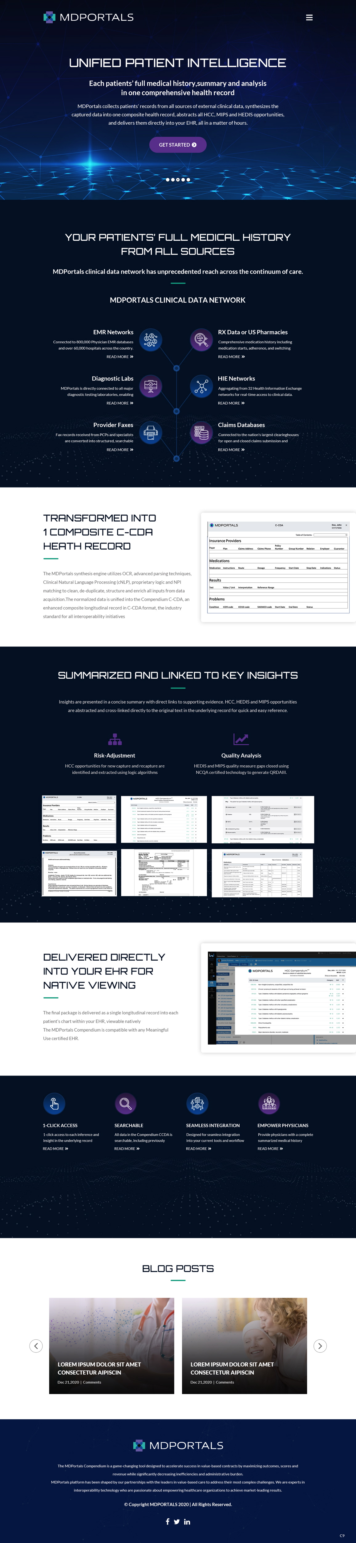 Web Design by pb for MDPortals | Design #25969544
