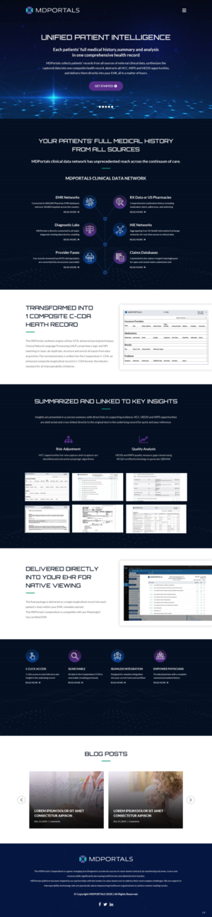 Web Design by pb for MDPortals | Design: #25969544