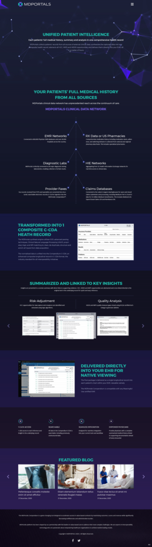 Web Design par pb pour MDPortals | Design : #25969546