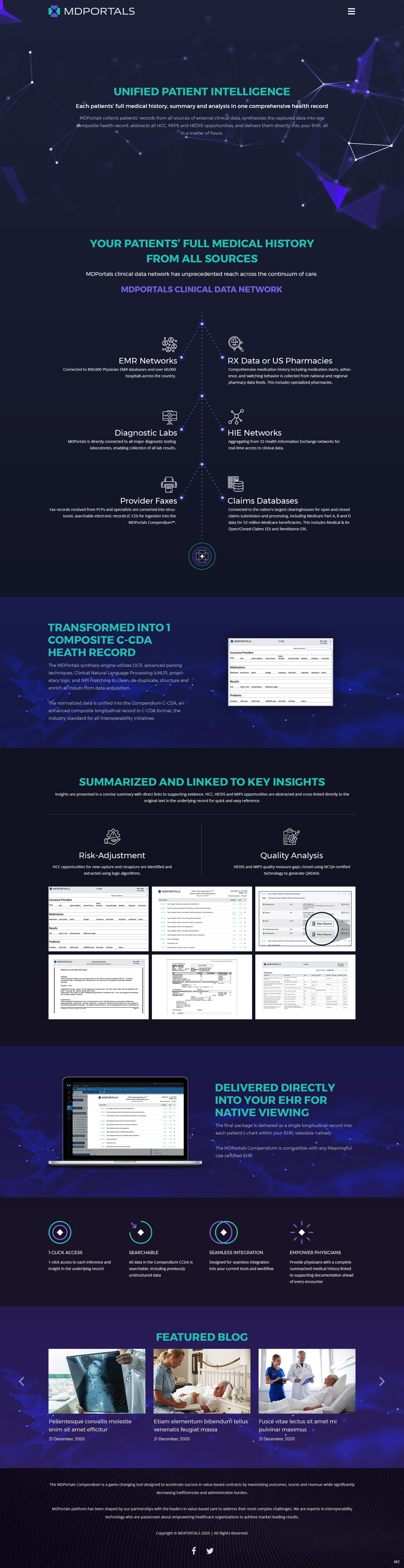 Web Design by pb for MDPortals | Design #25980608
