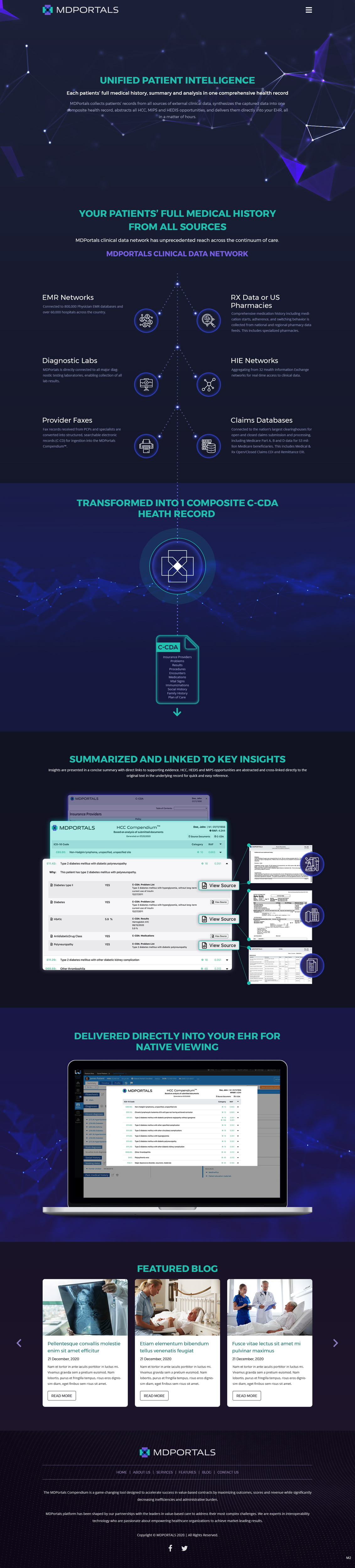 Web Design by pb for MDPortals | Design #26068742