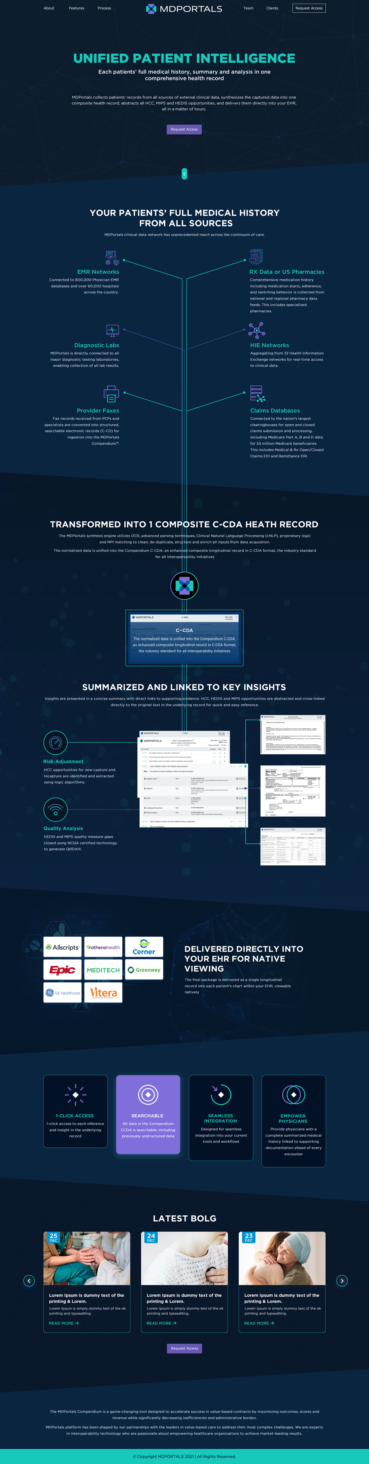 Web Design by Sbss for MDPortals | Design #26008668