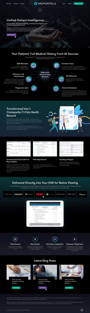 Web Design by Ved Web Services for MDPortals | Design: #26030214