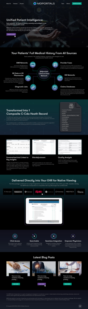 Web Design by Ved Web Services for MDPortals | Design: #26033991