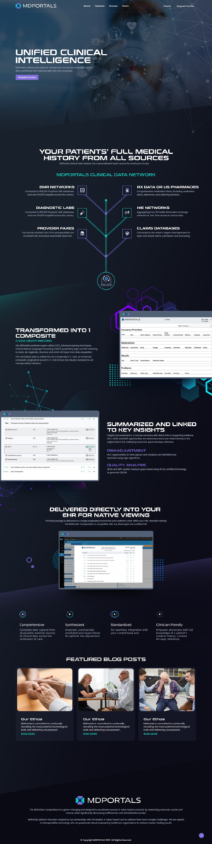 Web Design par nzdesigners pour MDPortals | Design : #26045860